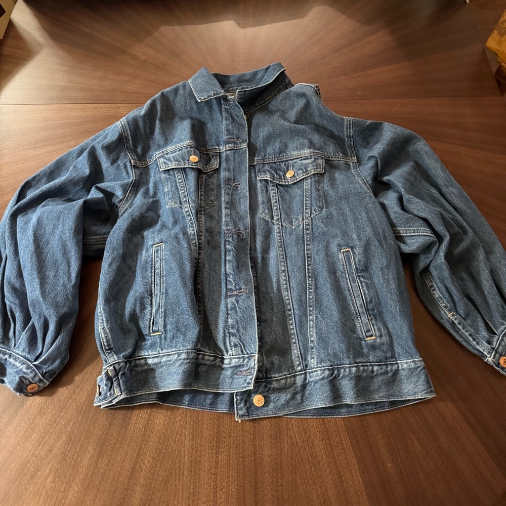 Classic Blue Denim Jacket Doen for Gap, size Large